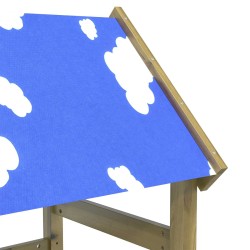 Tour de jeu Marron 52,5 x 110,5 x 215 cm Bois solide imprégné 544975544975