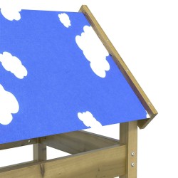 Tour de jeu Marron 85 x 52,5 x 239 cm Bois solide imprégné 544980544980