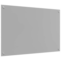 Crédence de cuisine 2 pcs Gris clair 90 x 60 cm verre trempé 544983544983