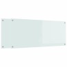 Crédence de cuisine 2 pcs Blanc 120 x 50 cm verre trempé 544984544984