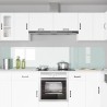 Crédence de cuisine 2 pcs Blanc 120 x 50 cm verre trempé 544984544984
