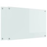 Crédence de cuisine 2 pcs Blanc 90 x 60 cm verre trempé 544986544986
