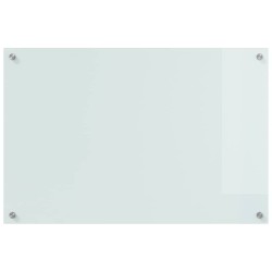 Crédence de cuisine 2 pcs Blanc 90 x 60 cm verre trempé 544986544986