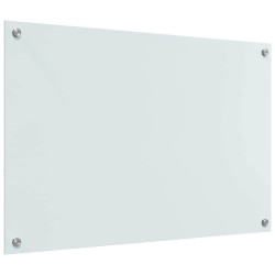 Crédence de cuisine 2 pcs Blanc 90 x 60 cm verre trempé 544986544986