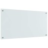 Crédence de cuisine 2 pcs Blanc 100 x 50 cm verre trempé 544987544987