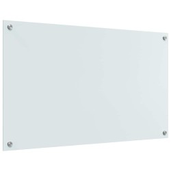 Crédence de cuisine 2 pcs Blanc 100 x 60 cm verre trempé 544988544988