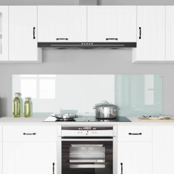 Crédence de cuisine 2 pcs Blanc 90 x 50 cm verre trempé 544989544989