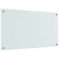 Crédence de cuisine 2 pcs Blanc 90 x 50 cm verre trempé 544989544989
