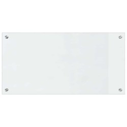 Crédence de cuisine 2 pcs Transparent 80 x 40 cm verre trempé 544992544992