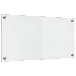 Crédence de cuisine 2 pcs Transparent 80 x 40 cm verre trempé 544992544992