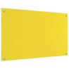 Crédence de cuisine 2 pcs Jaune 100 x 60 cm verre trempé 544994544994