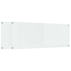 Crédence de cuisine 2 pcs Transparent 110 x 40 cm verre trempé 544996544996