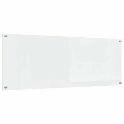 Crédence de cuisine 2 pcs Transparent 110 x 40 cm verre trempé 544996544996