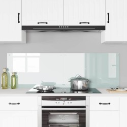 Crédence de cuisine 2 pcs Blanc 80 x 50 cm verre trempé 544997544997