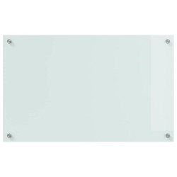 Crédence de cuisine 2 pcs Blanc 80 x 50 cm verre trempé 544997544997