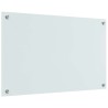 Crédence de cuisine 2 pcs Blanc 80 x 50 cm verre trempé 544997544997