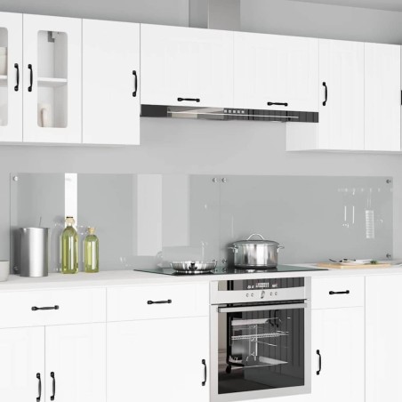 Crédence de cuisine 2 pcs Transparent 120 x 50 cm verre trempé 544998544998