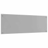 Crédence de cuisine 2 pcs Gris clair 120 x 40 cm verre trempé 544999544999