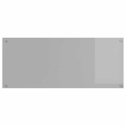 Crédence de cuisine 2 pcs Gris clair 120 x 50 cm verre trempé 545000545000