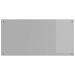 Crédence de cuisine 2 pcs Gris clair 120 x 60 cm verre trempé 545001545001