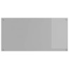 Crédence de cuisine 2 pcs Gris clair 120 x 60 cm verre trempé 545001545001