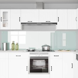 Crédence de cuisine 2 pcs Blanc 120 x 60 cm verre trempé 545004545004