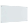 Crédence de cuisine 2 pcs Blanc 120 x 60 cm verre trempé 545004545004