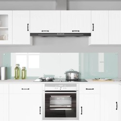 Crédence de cuisine 2 pcs Blanc 110 x 50 cm verre trempé 545006545006