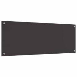 Crédence de cuisine 2 pcs Gris foncé 110 x 40 cm verre trempé 545008545008