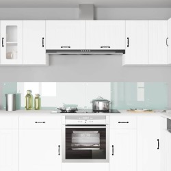 Crédence de cuisine 2 pcs Blanc 120 x 40 cm verre trempé 545009545009