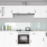 Crédence de cuisine 2 pcs Blanc 120 x 40 cm verre trempé 545009545009