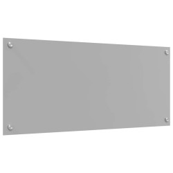 Crédence de cuisine 2 pcs Gris clair 90 x 40 cm verre trempé 545012545012