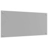 Crédence de cuisine 2 pcs Gris clair 90 x 40 cm verre trempé 545012545012