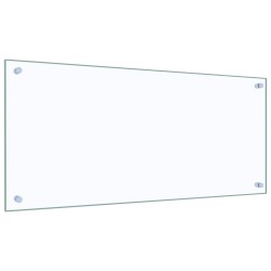 Crédence de cuisine 2 pcs Transparent 90 x 40 cm verre trempé 545013545013