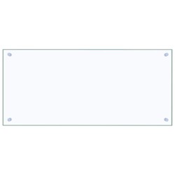 Crédence de cuisine 2 pcs Transparent 90 x 40 cm verre trempé 545013545013