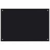 Crédence de cuisine 2 pcs Noir 90 x 50 cm verre trempé 545015545015