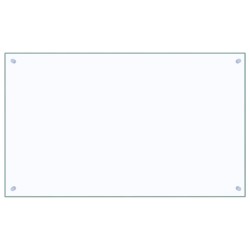 Crédence de cuisine 2 pcs Transparent 100 x 60 cm verre trempé 545016545016