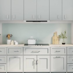 Crédence de cuisine 2 pcs Blanc 100 x 60 cm verre trempé 545017545017