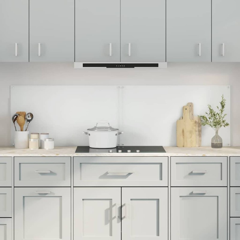 Crédence de cuisine 2 pcs Transparent 90 x 50 cm verre trempé 545018545018