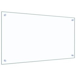 Crédence de cuisine 2 pcs Transparent 90 x 50 cm verre trempé 545018545018