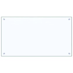 Crédence de cuisine 2 pcs Transparent 90 x 50 cm verre trempé 545018545018