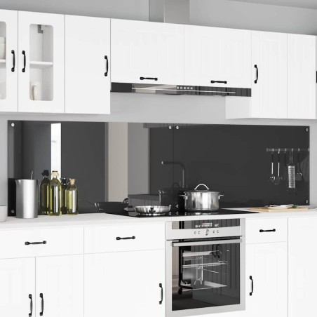 Crédence de cuisine 2 pcs Gris foncé 120 x 60 cm verre trempé 545019545019