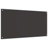 Crédence de cuisine 2 pcs Gris foncé 120 x 60 cm verre trempé 545019545019