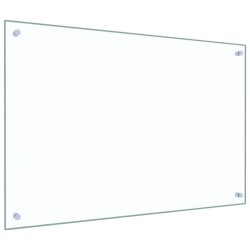 Crédence de cuisine 2 pcs Transparent 90 x 60 cm verre trempé 545020545020