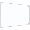 Crédence de cuisine 2 pcs Transparent 90 x 60 cm verre trempé 545020545020