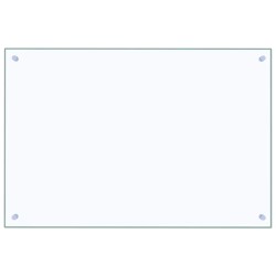 Crédence de cuisine 2 pcs Transparent 90 x 60 cm verre trempé 545020545020