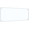 Crédence de cuisine 2 pcs Transparent 100 x 40 cm verre trempé 545021545021