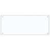 Crédence de cuisine 2 pcs Transparent 100 x 40 cm verre trempé 545021545021