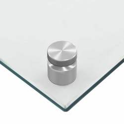 Crédence de cuisine 2 pcs Transparent 100 x 40 cm verre trempé 545021545021