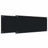 Crédence de cuisine 2 pcs Noir 90 x 40 cm verre trempé 545023545023